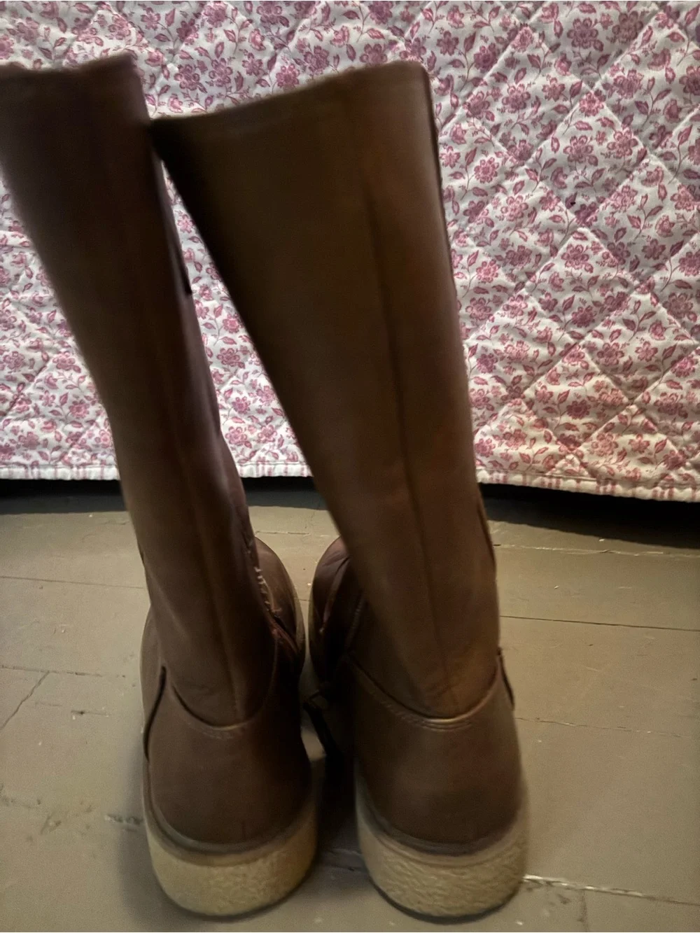 Girls Cat & Jack Target Brown Tall Heeled Boots